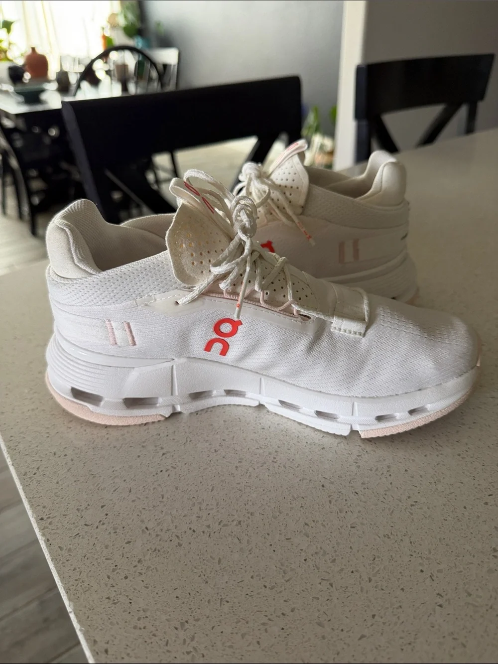 On Running Cloudnova 2 Sneakers Cloudtec White Gym Shoes 6.5